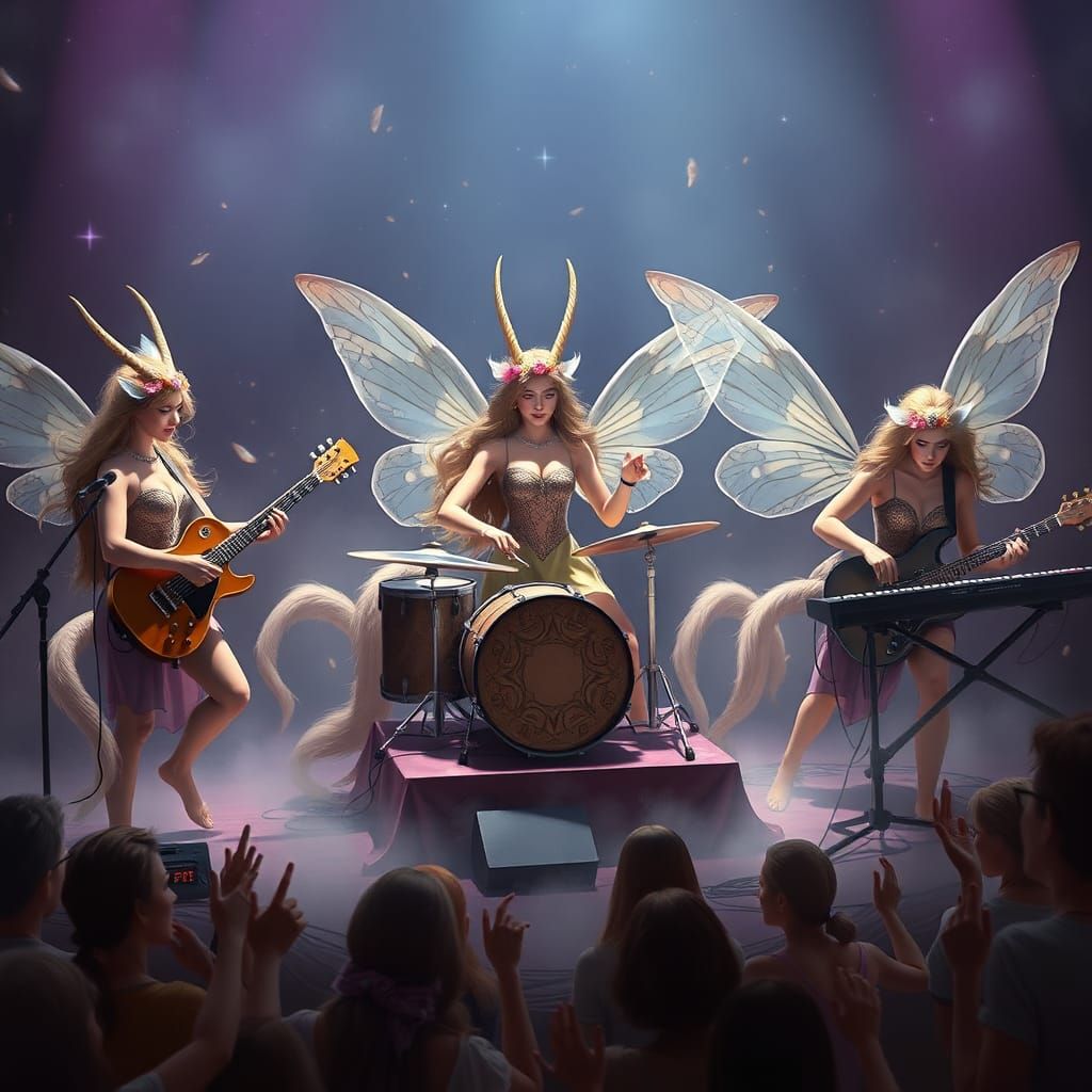 Centaurs' Concert for Fairies in Ethereal Style