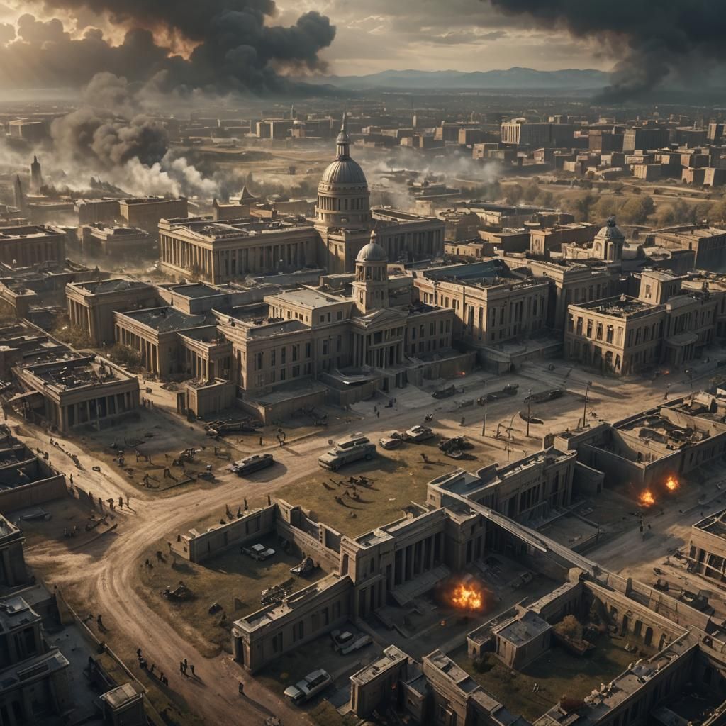 Second Amendment Text in Dramatic Digital Painting