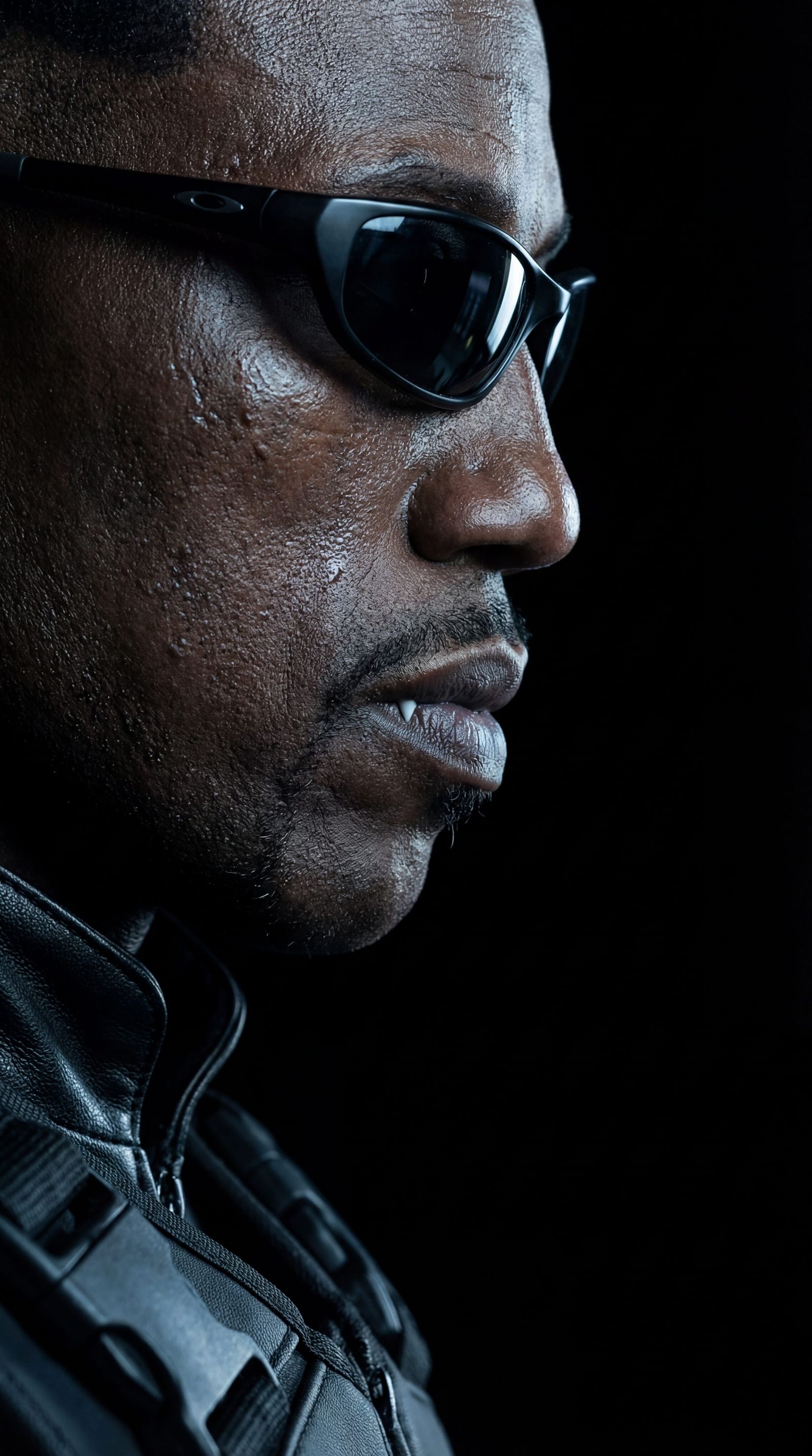 Blade Portrait Extreme Close-Up in Cinematic Style