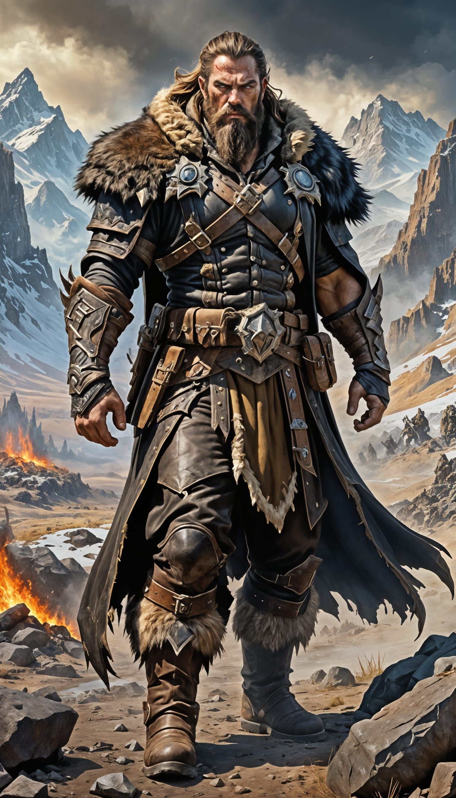 Fierce Mountain Governor in Warcraft Style