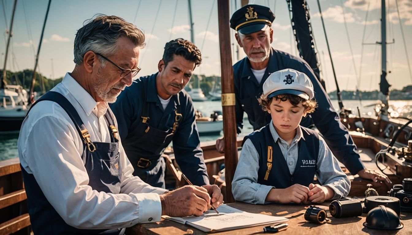 Mariner Teaches Apprentice, Professional Photography