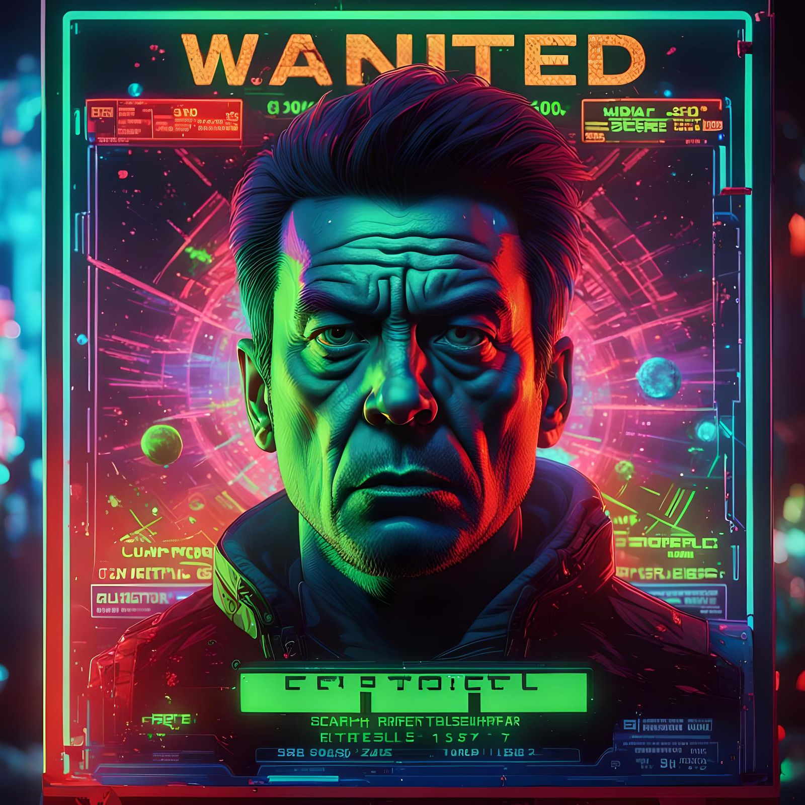 Interstellar Wanted Poster in Fifth Element Style