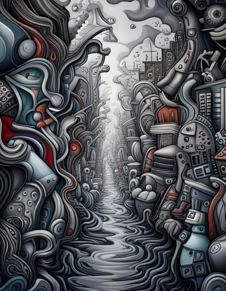 Surreal melting and morphing