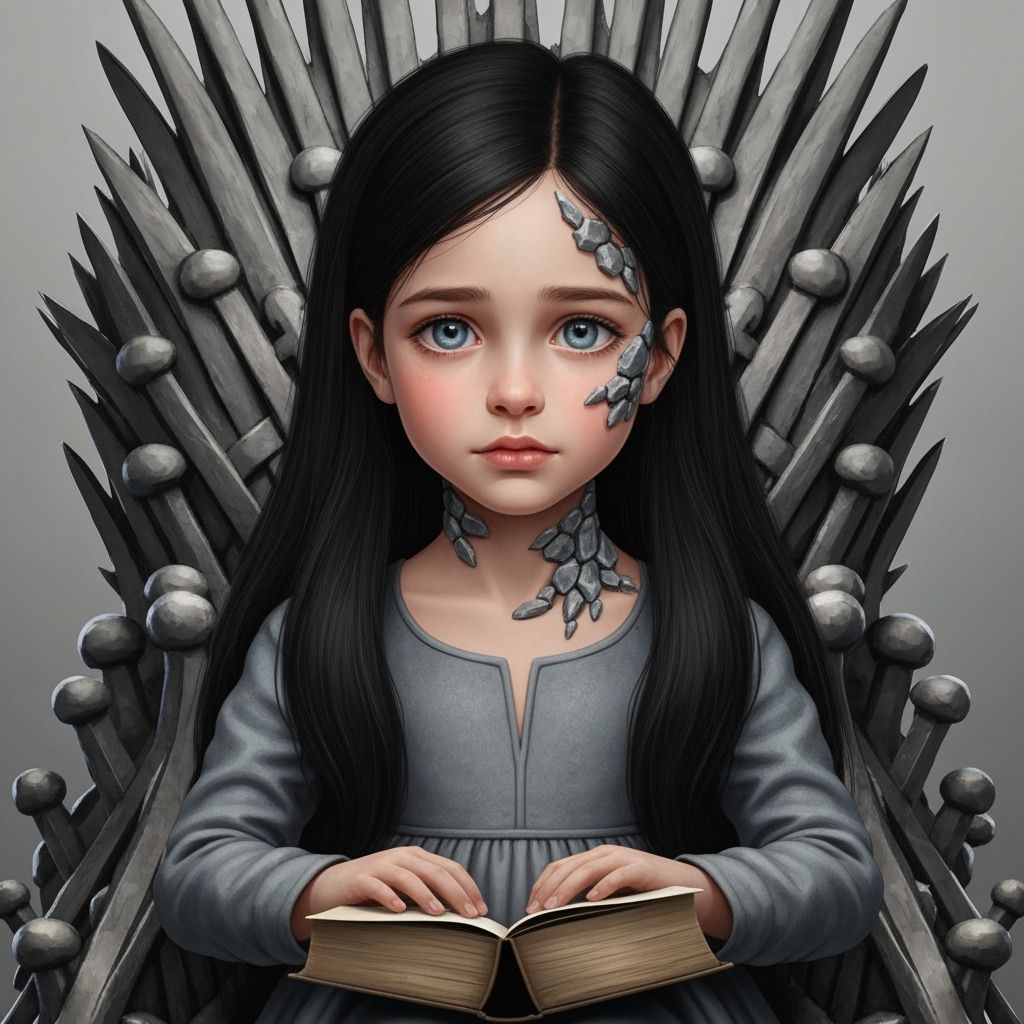 Young Queen on the Iron Throne