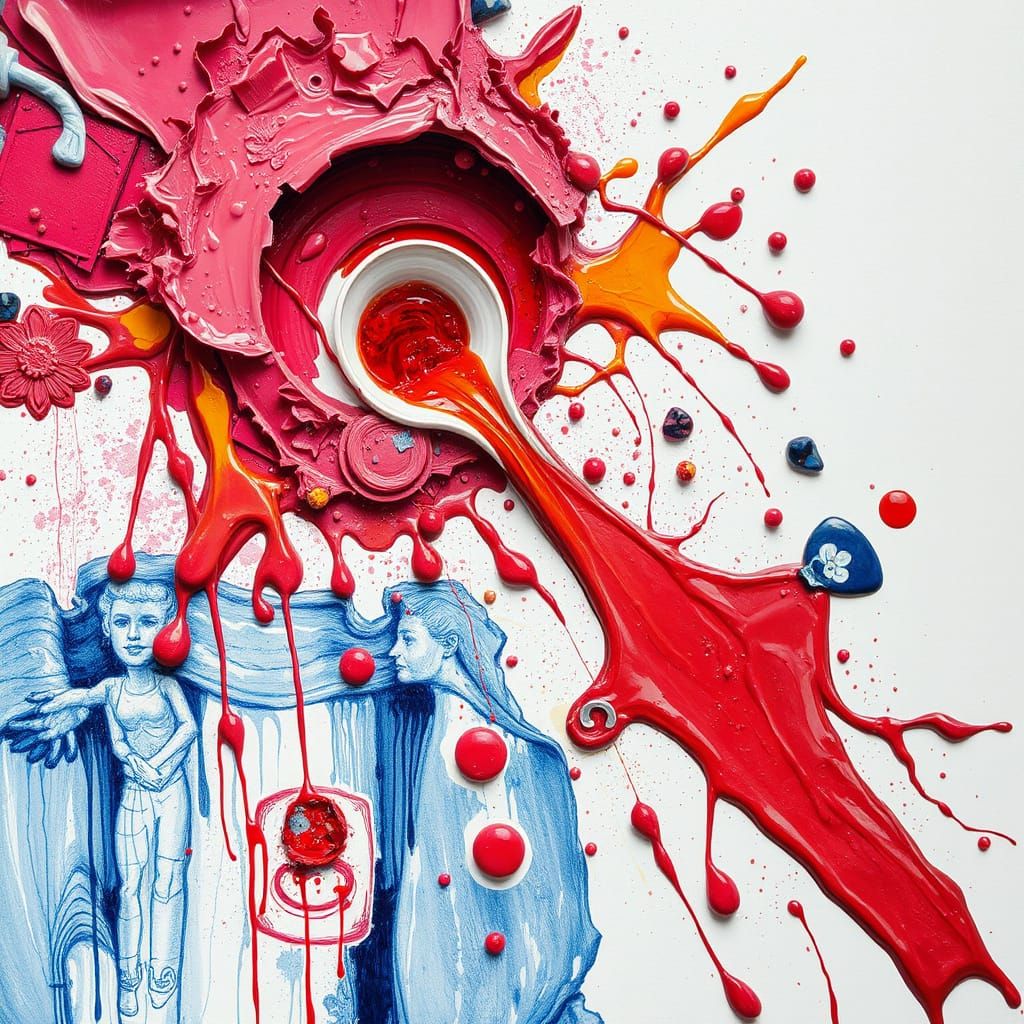 Abstract Art Accidentally Spilled