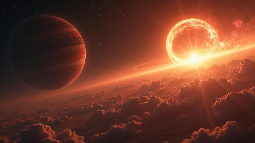 Aries Constellation Over Mars in Dramatic Sci-Fi