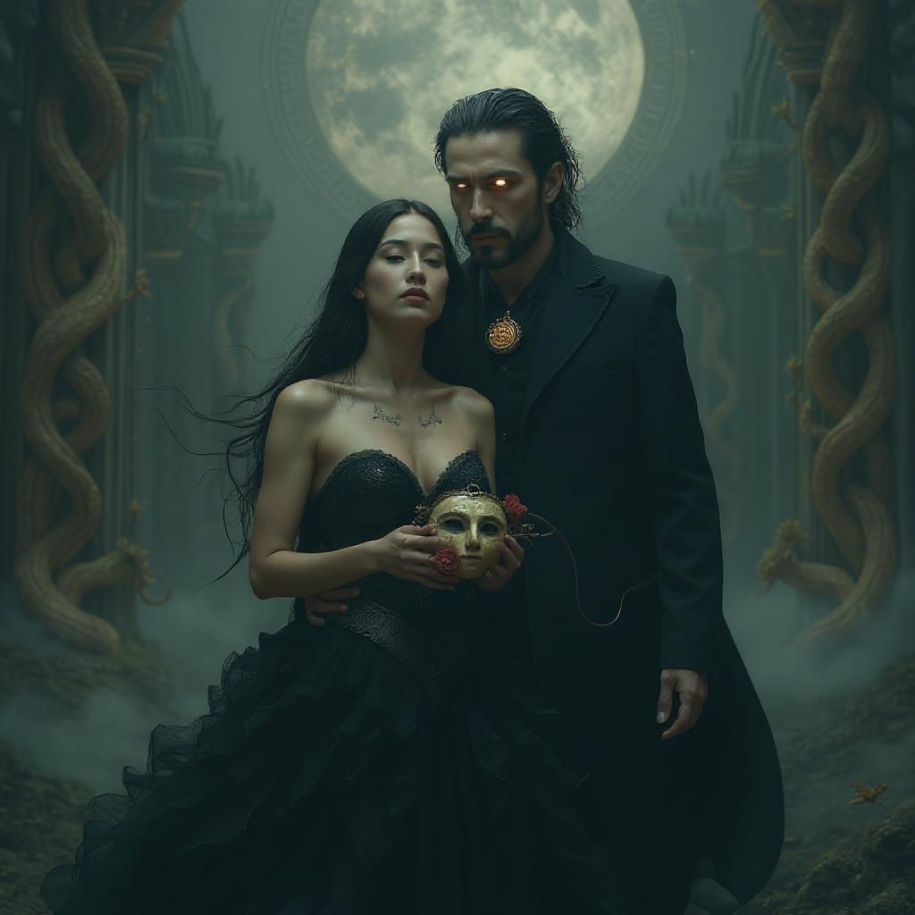 Cosmic Longing: A Surreal Dance of Power