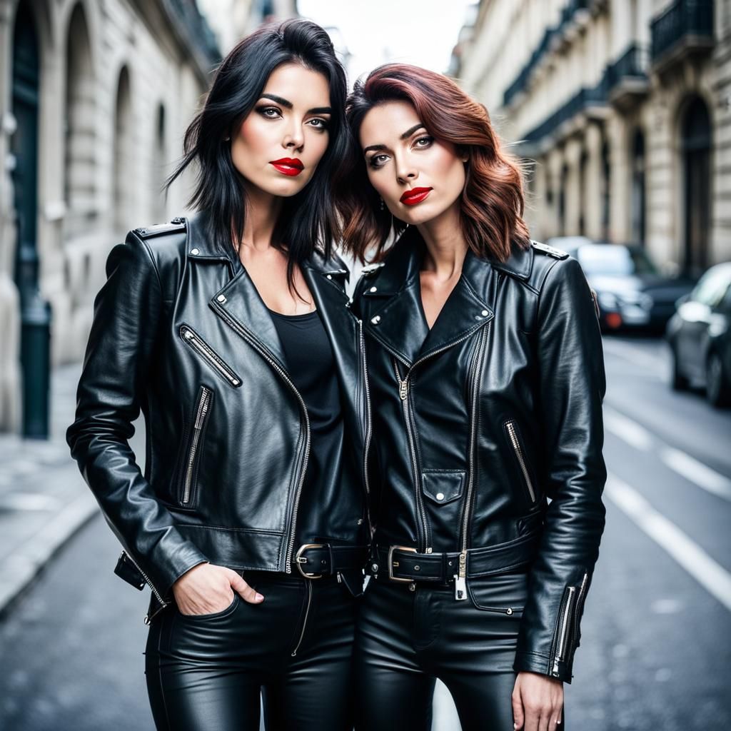 French Rock Style: Leather Jackets and Friendship