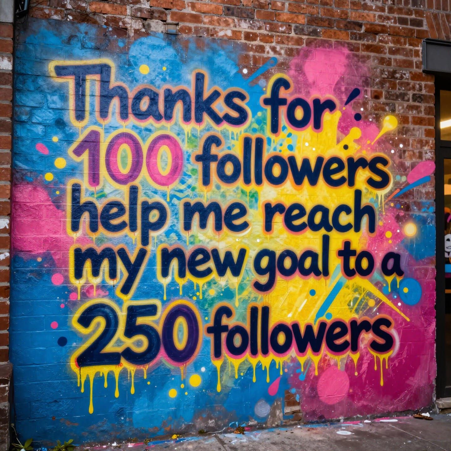 Graffiti Art: Thanks for 100 Followers