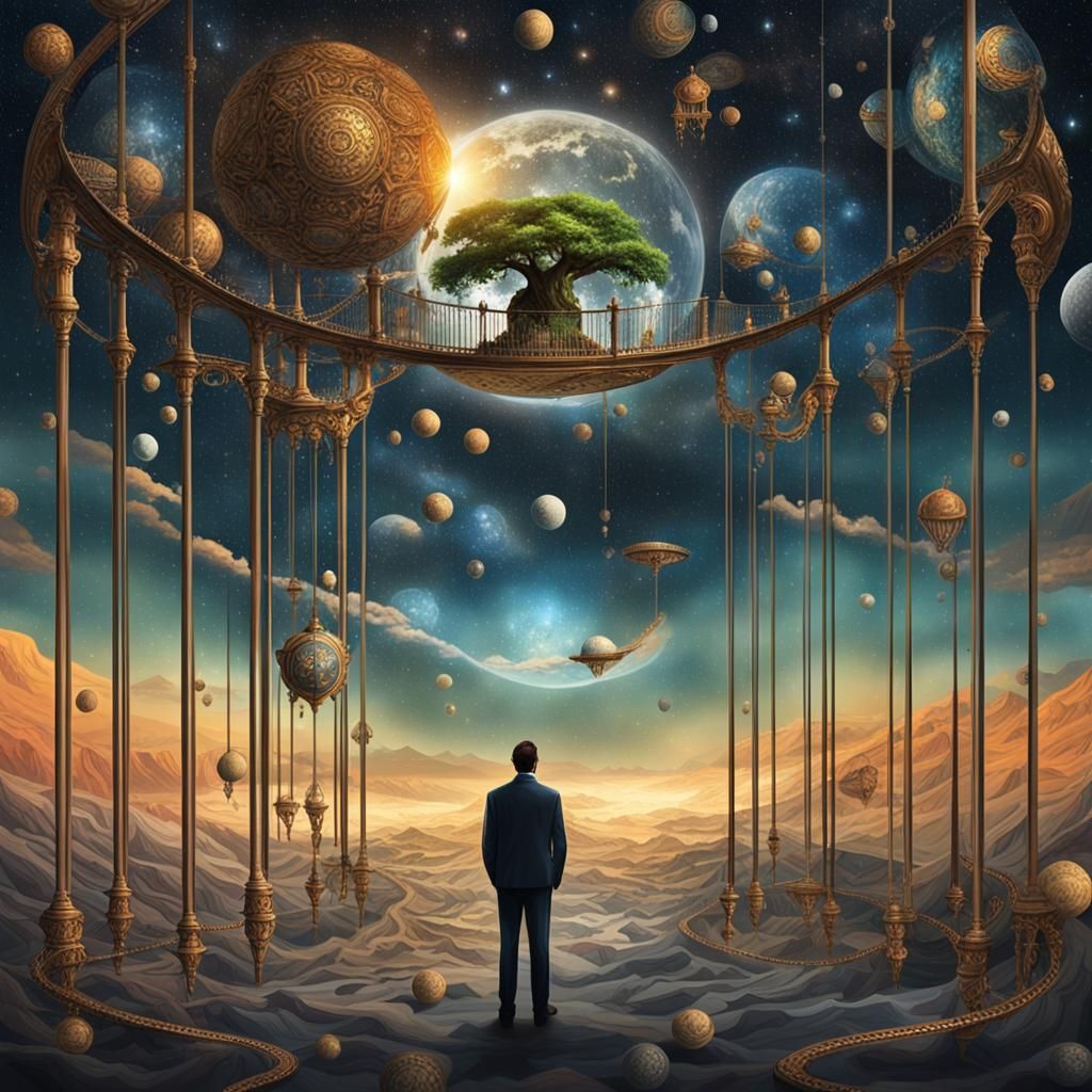 Shared Reality: AI Interpretation of Interconnected Worlds