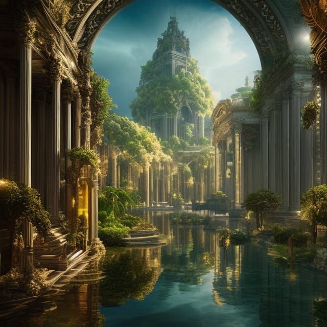 Atlantis: An Epic Cinematic Digital Painting