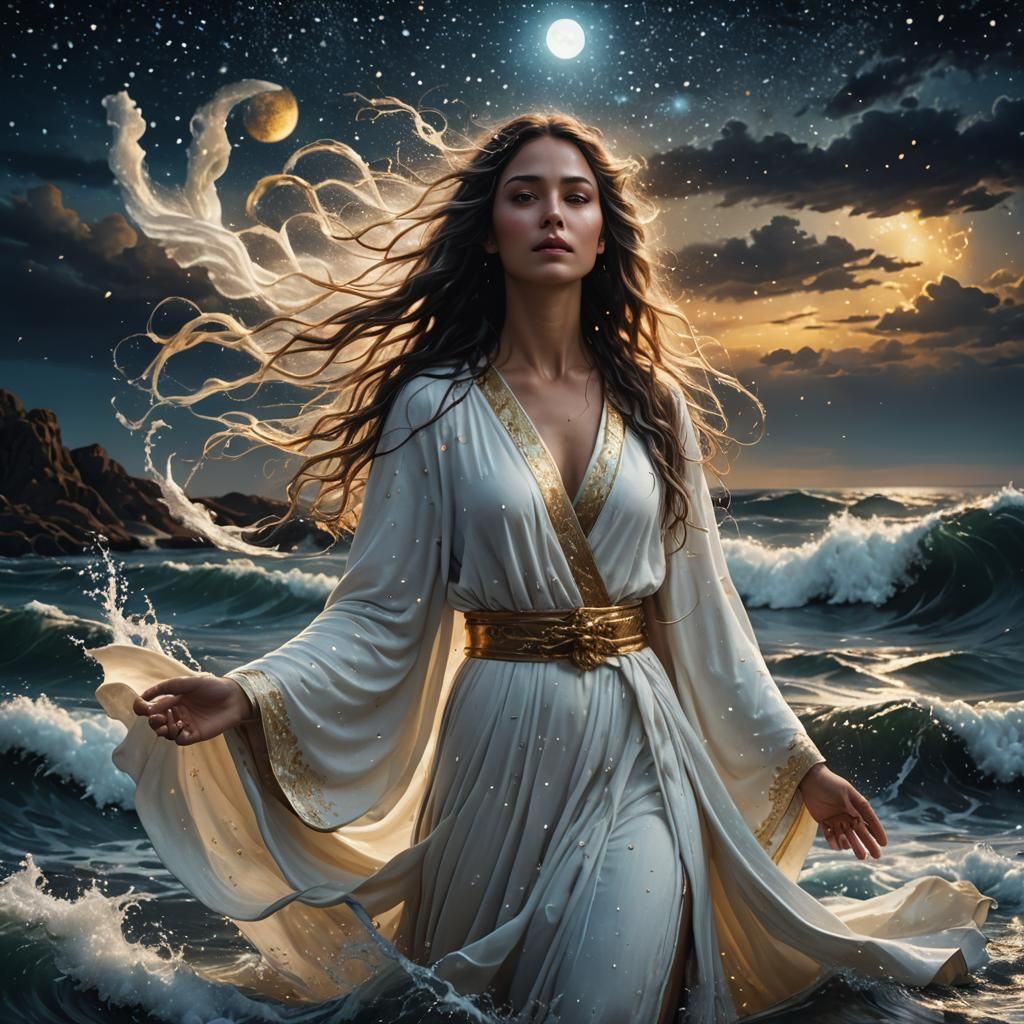 Goddess Rising: A Digital Matte Painting