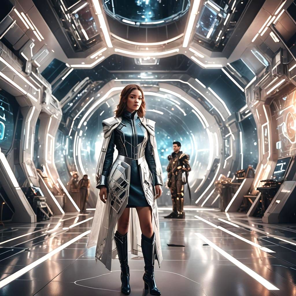 AI Music Studio Interior with Stunning Visuals