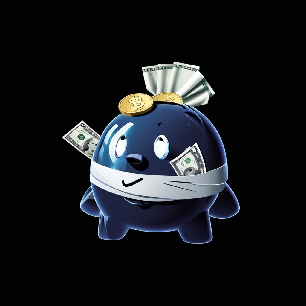 Digital Currency and Cryptocurrency Concept Art