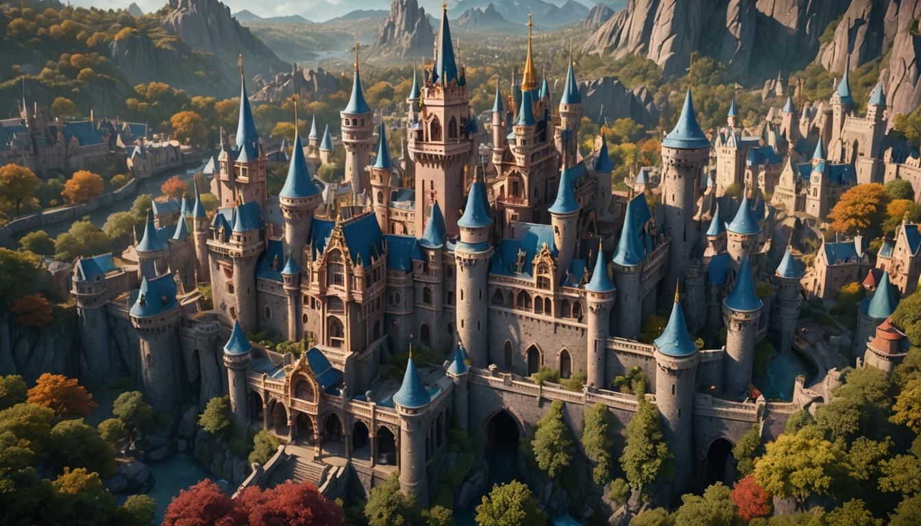 Anastasia Disney: Detailed Matte Painting in 8k