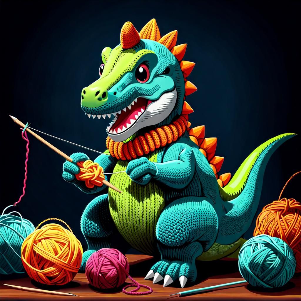 Unstoppable knitter