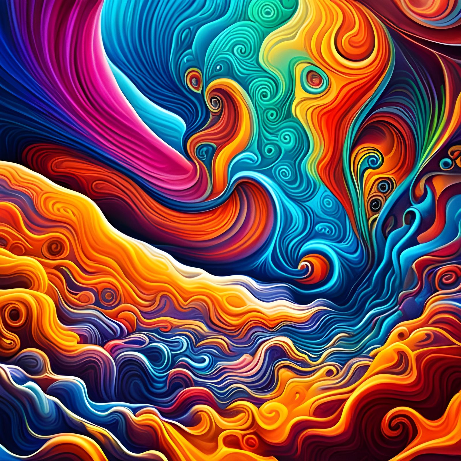 Psychedelic Funk Graffiti Art in Ultra Quality