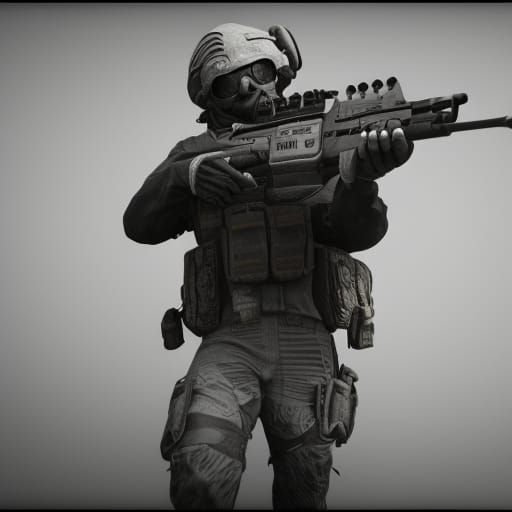 Call of Duty Inspired 3D Rendered Art