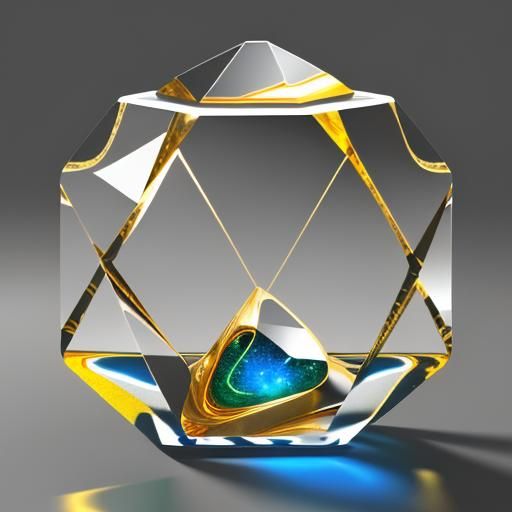 Metallic Möbius Globe in Photorealistic 3D