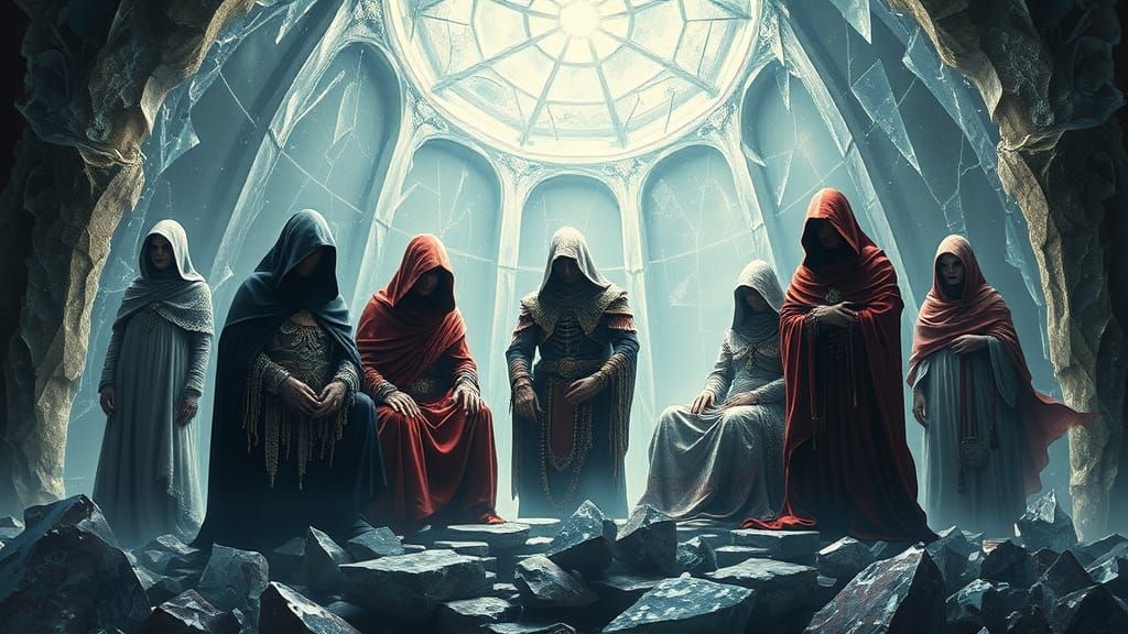 The 7 Deadly Sins Gather Amidst a Haunting Crystal Maze