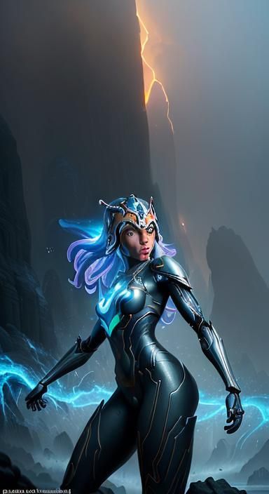 Ahsoka as Fantastic Four in Sci-Fi Comic Art