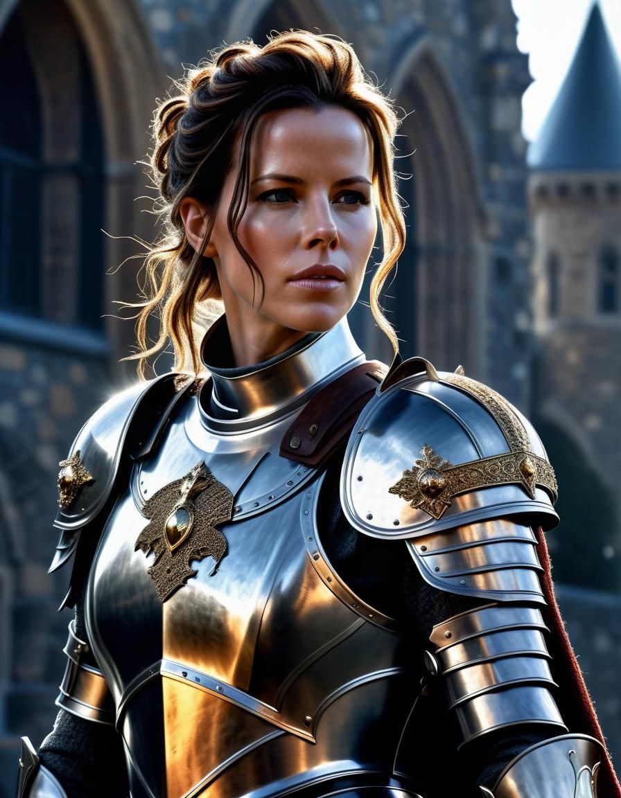Radiant Queen Kate Beckinsale as Armored Knight