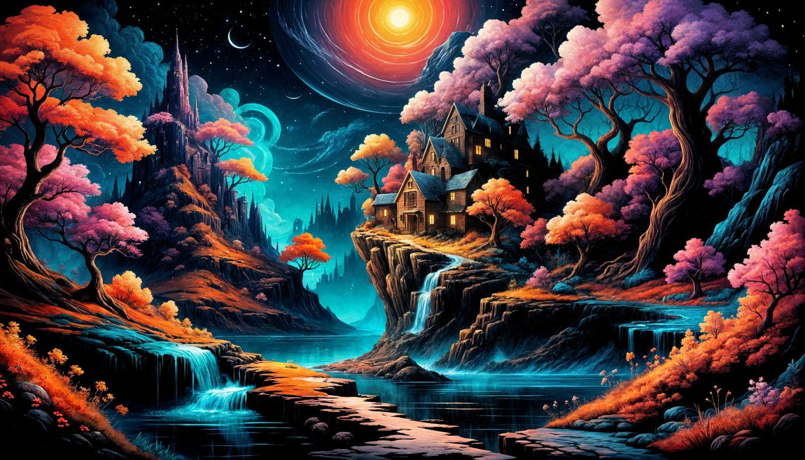 Surreal Dreamscape Landscape