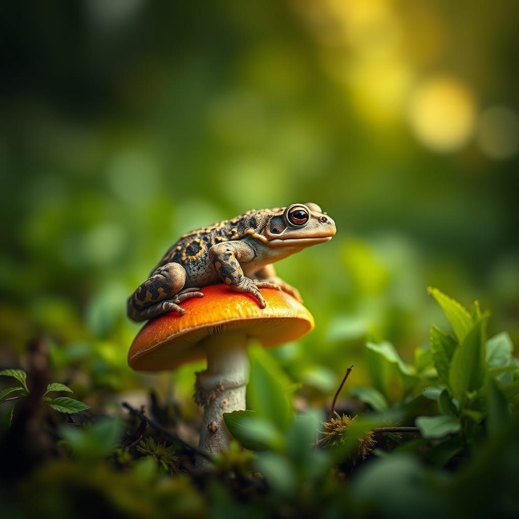 It’s a TOADstool, get it?