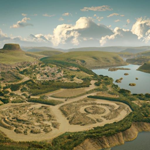 Suminian Civilization in the Permian Era: Photorealistic 8K