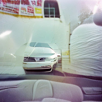 White Volkswagen Passat Car Image