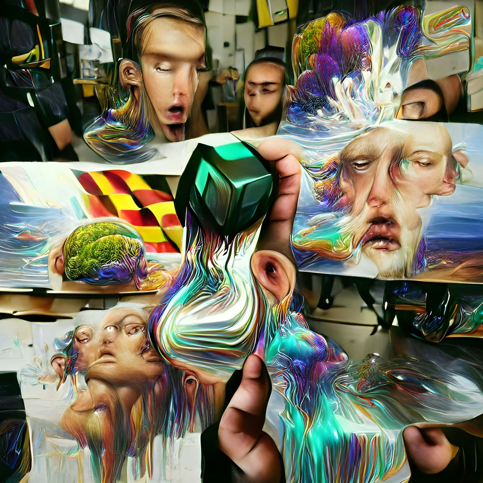 Iridescent Abstract Mind Explosion on Artstation