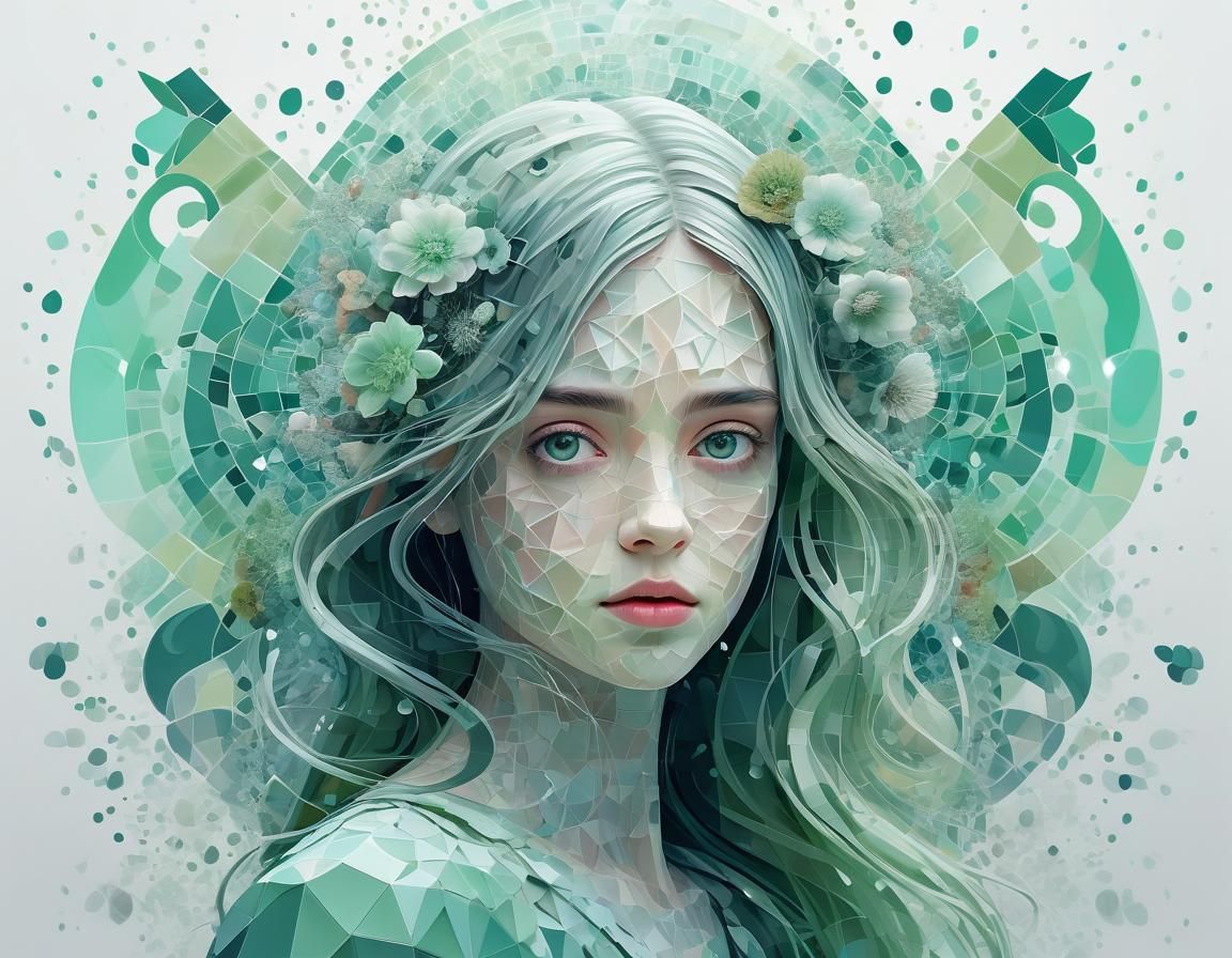 Ethereal Abstract Art: A Surreal Digital Masterpiece