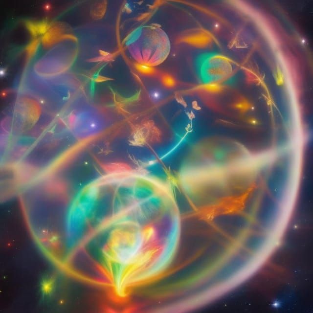 Spiritual Energy in Blown Glass Egg