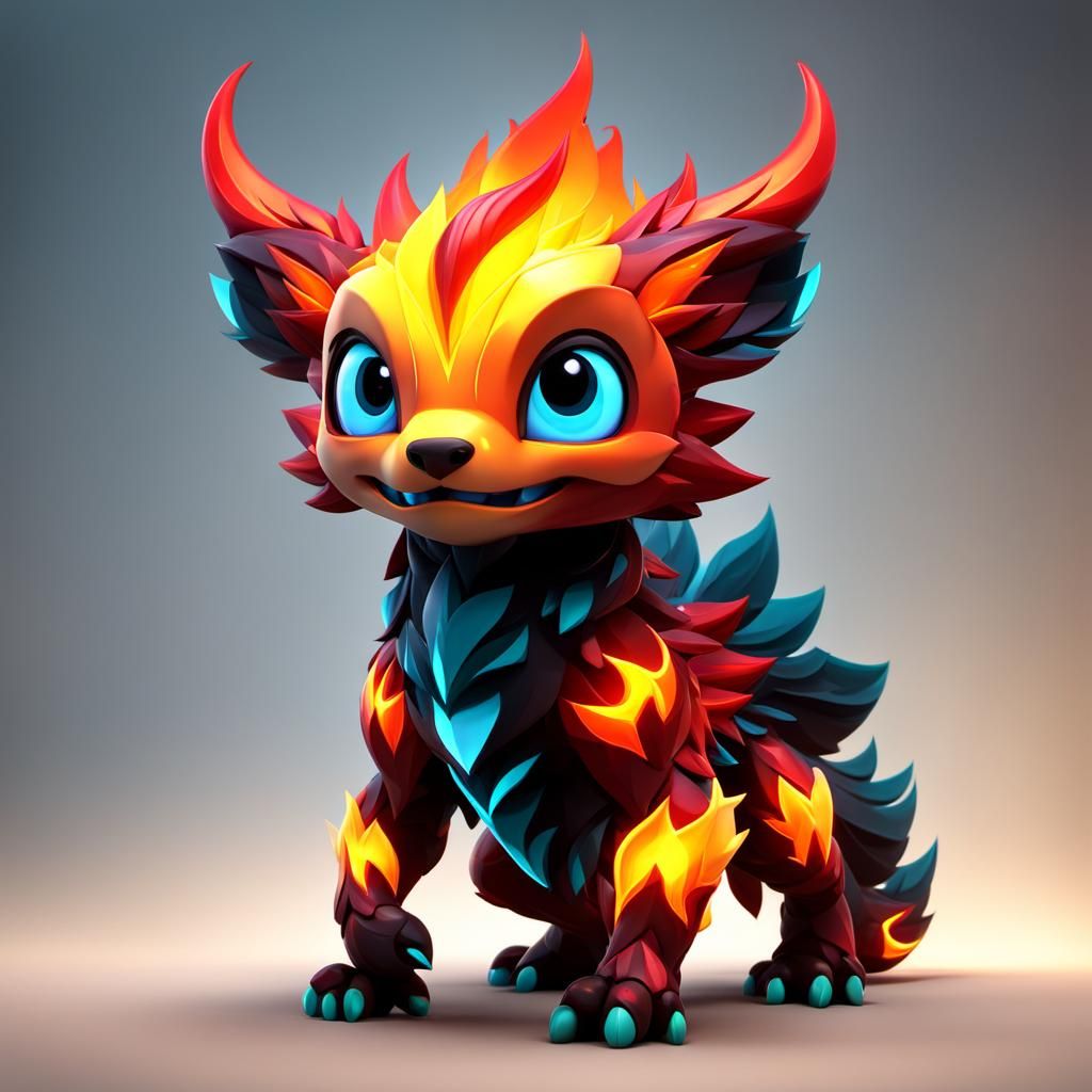 Chibi Fire Dragon