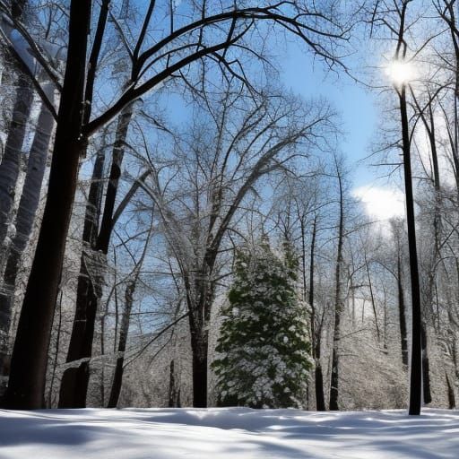 Winter Wonderland: Professional Photography with Bokeh