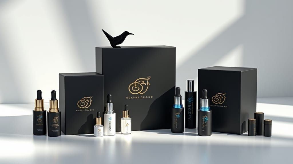 ScentBird Fragrance Box: Modern Display with Origami Logo