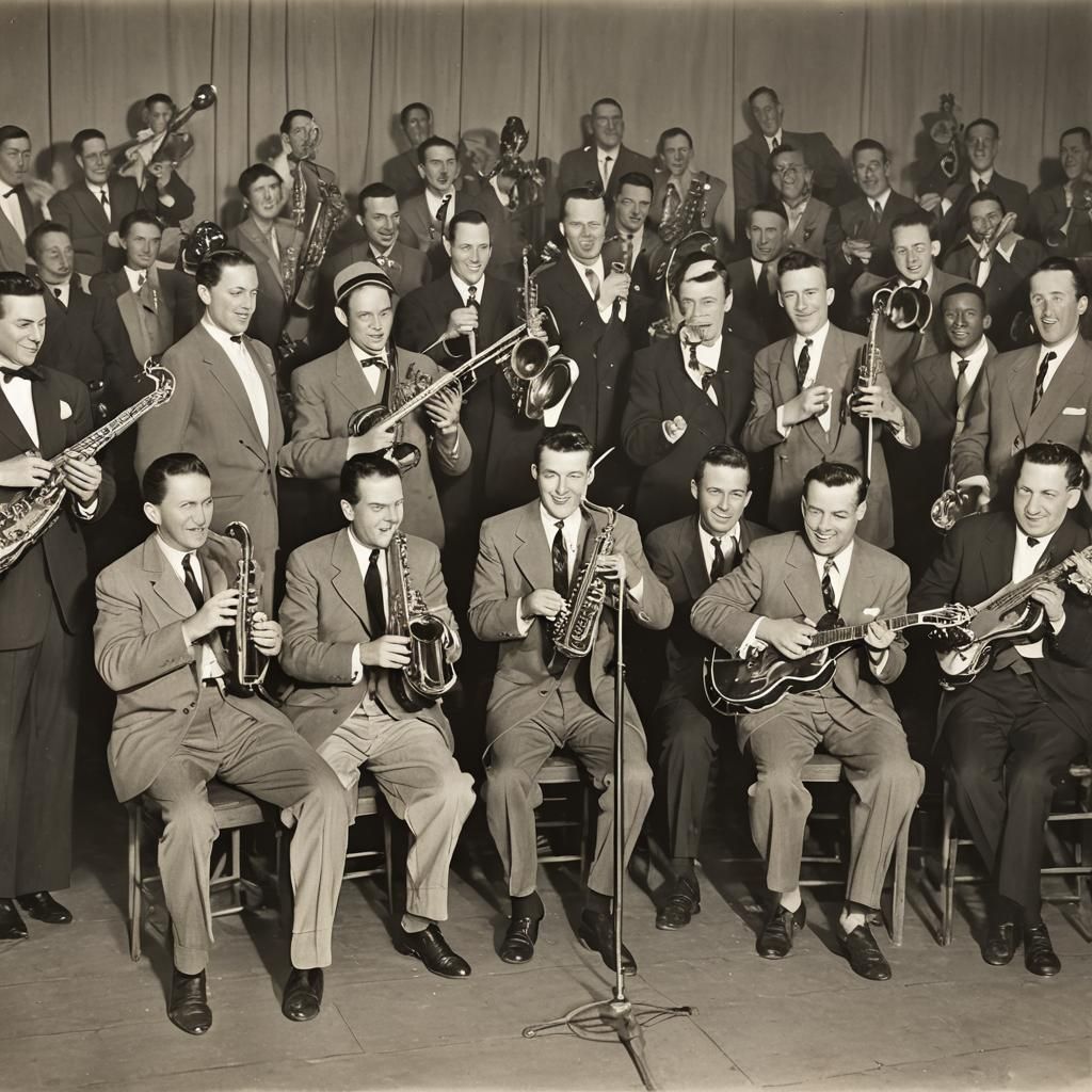 1940s Jazz Band Performing Gypsy