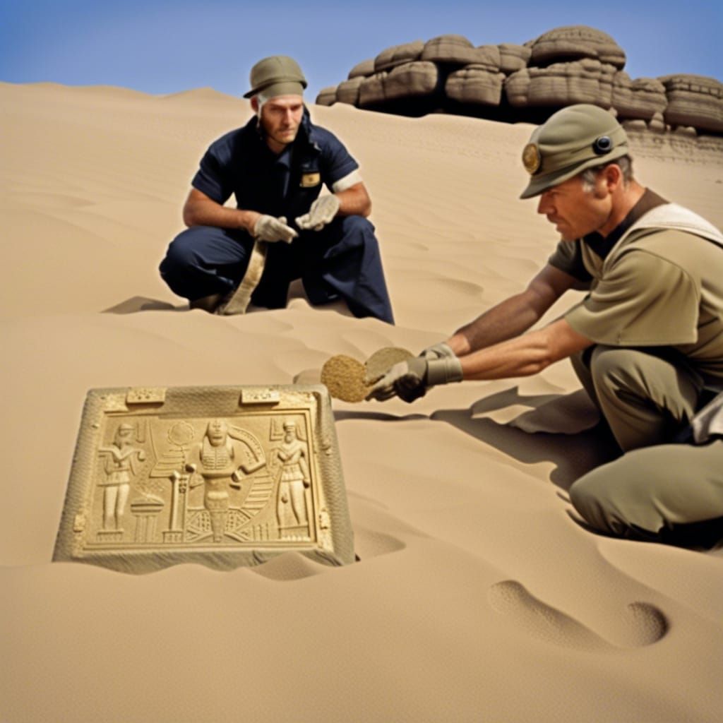Egyptian Amulet Discovered at Desert Archeological Dig