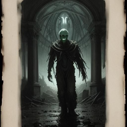 Horrific Alien Visitation of Earth: Doré and Rutkowski Style