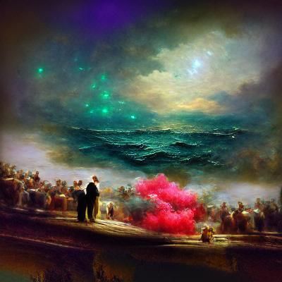 Surreal Unraveling at the Sea of Stars