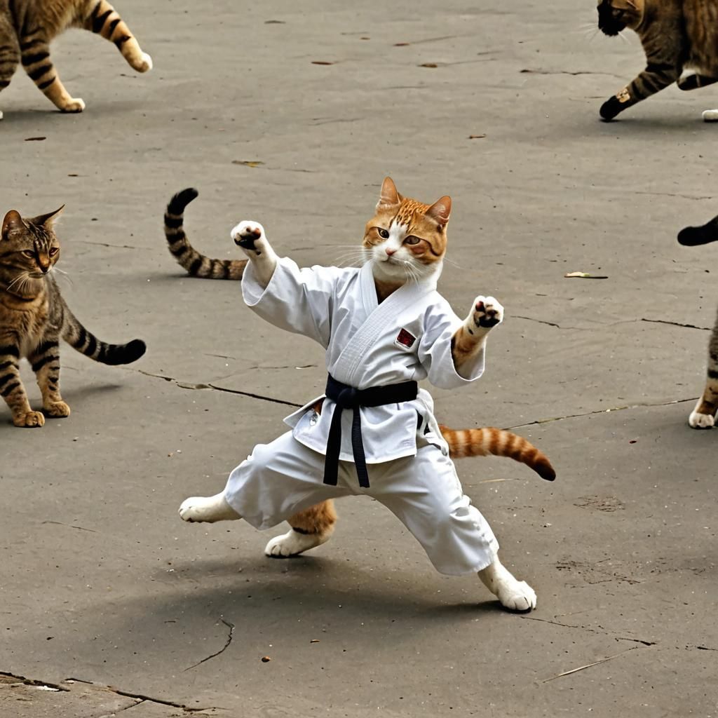 Cat Karate