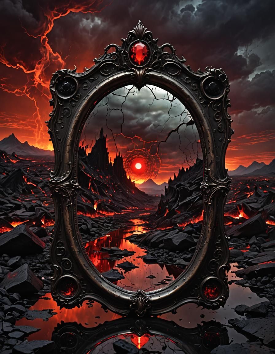 Cursed Mirror: A Window into Hell