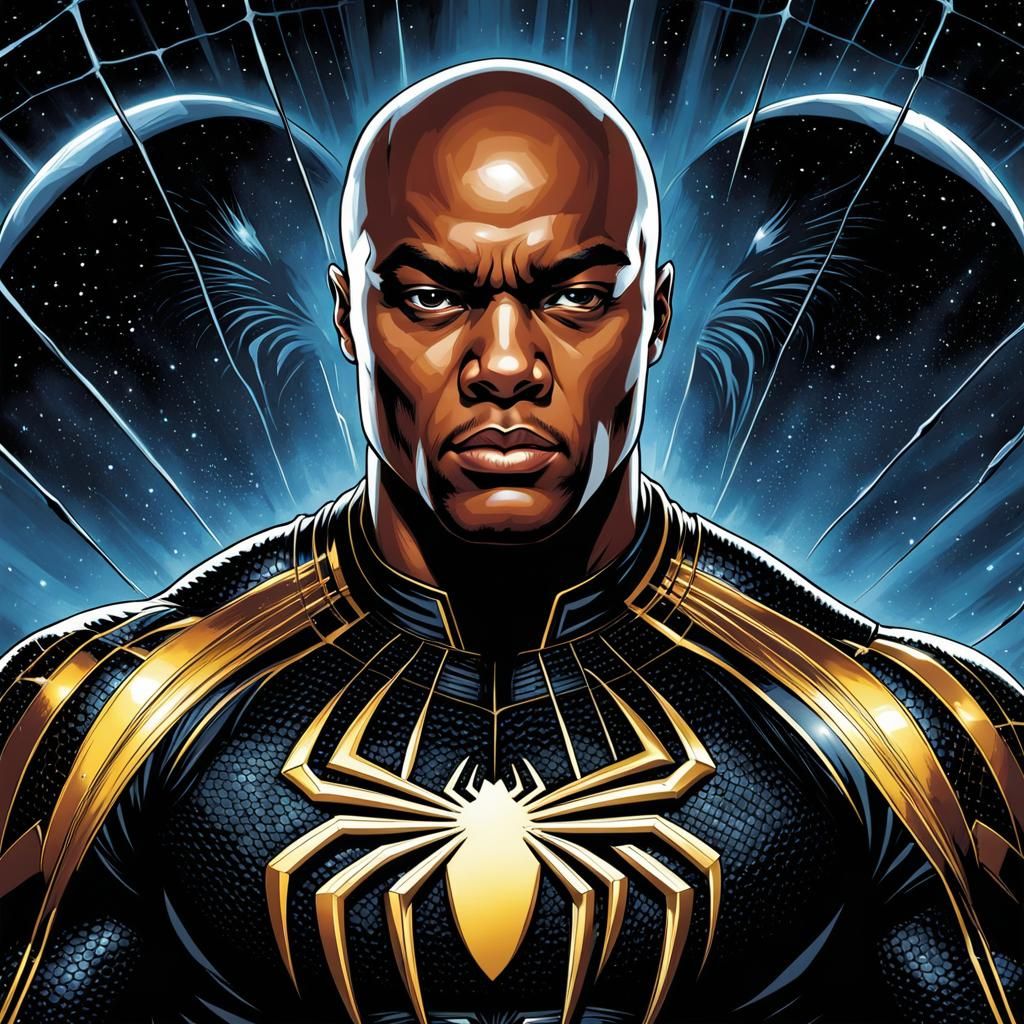 Anderson Silva as Superhero in Comic Book Art