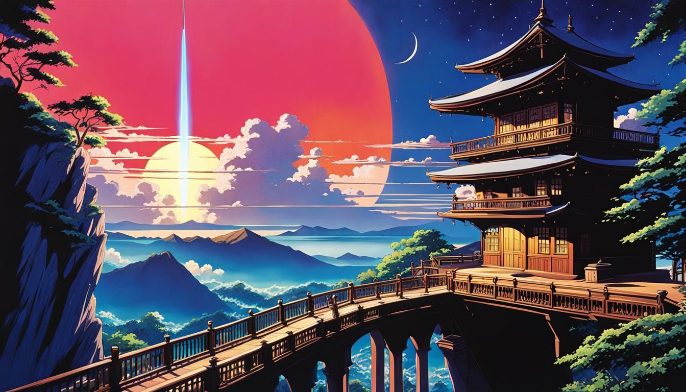 Zathura in 80s Anime Style by Ghibli