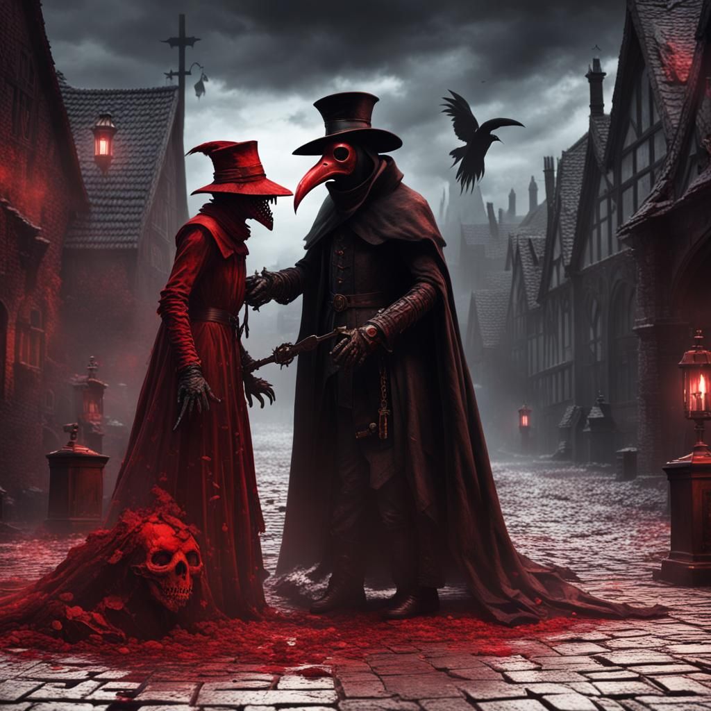 Red Death's Kiss: A Dark Fantasy Concept