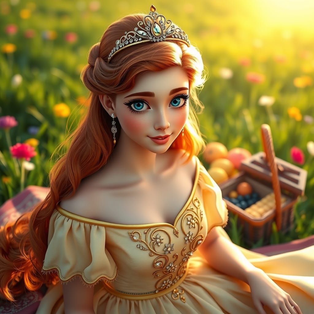 Disney Princess Anastasia in Soft Spring Glow