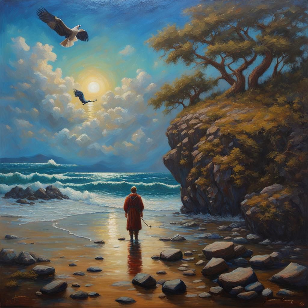 Soul's Treasures: Oil Painting by James Gurney
