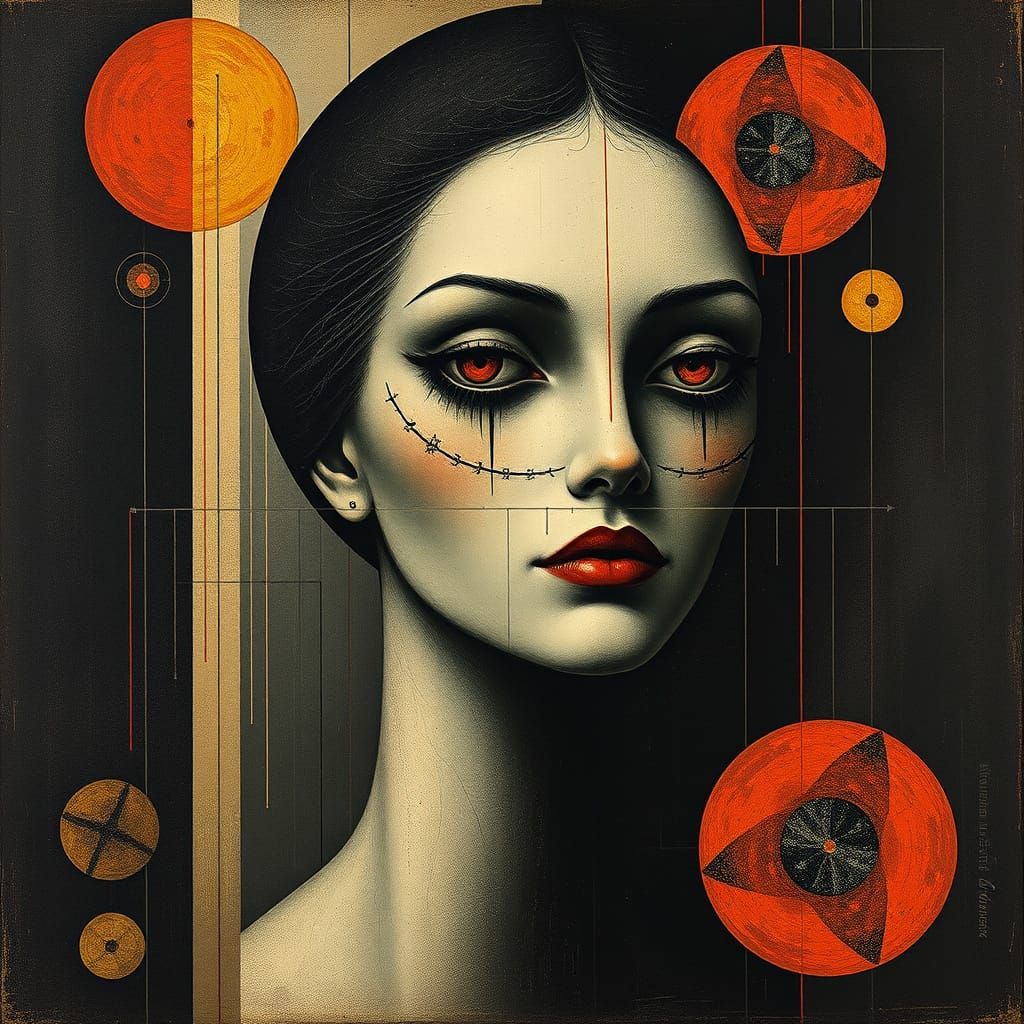 Torn Realities In Abstract Light