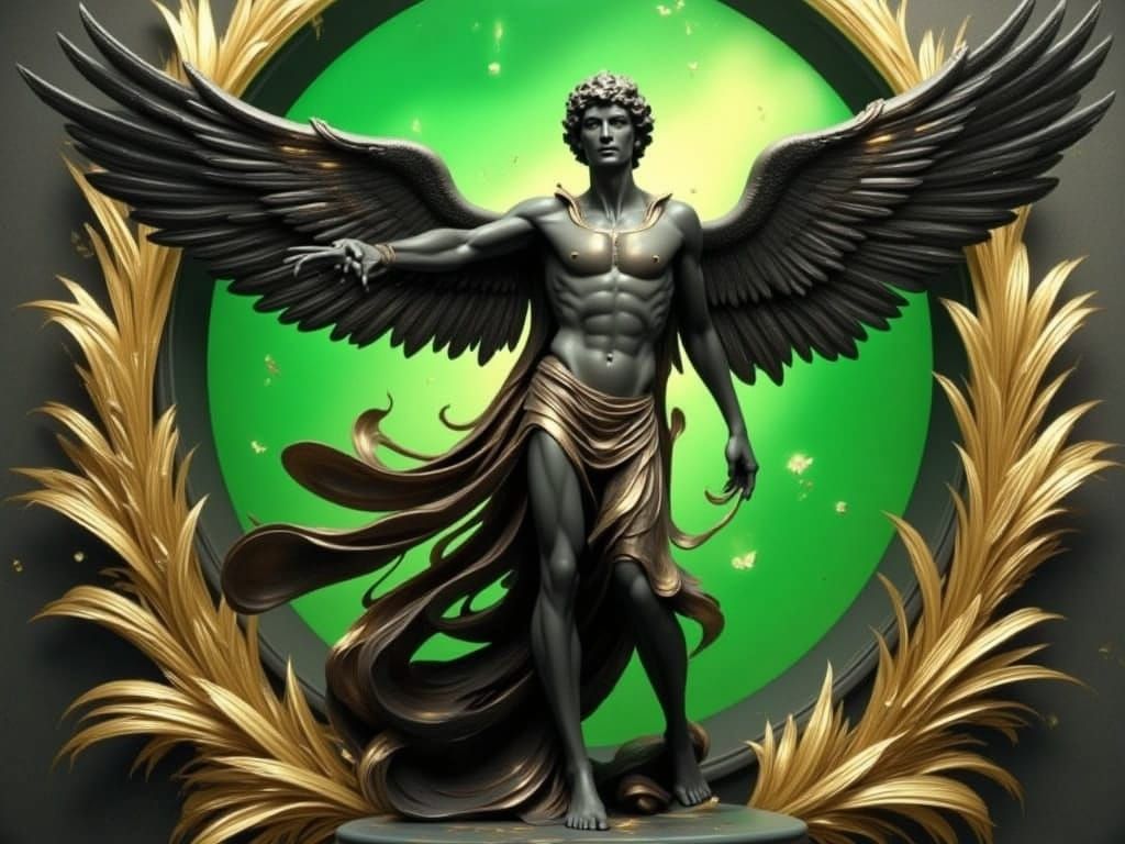 Glittering Champions with Golden Feather Wings