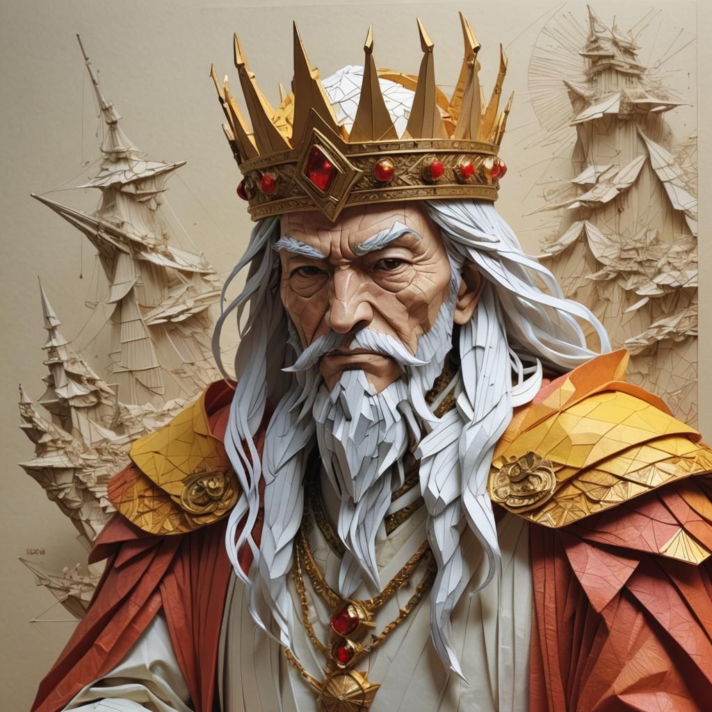 King Cobra in 3D Origami Paper Craft